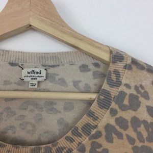 Wilfred | Balzac Sweater Leopard Silk-Cashmere